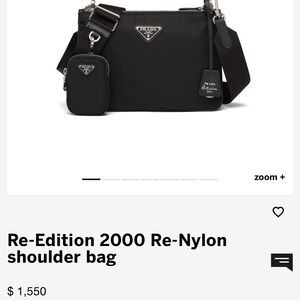 100% authentic Prada Re-Edition 2000 Re-Nylon shoulder bag